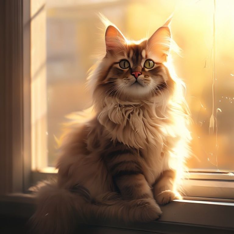クロードコードが無料サービスで生成した猫の画像