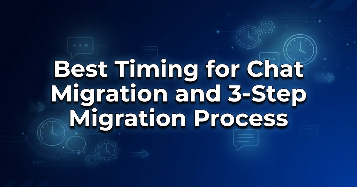 The best time to transition to a chat screen and a 3-step guide