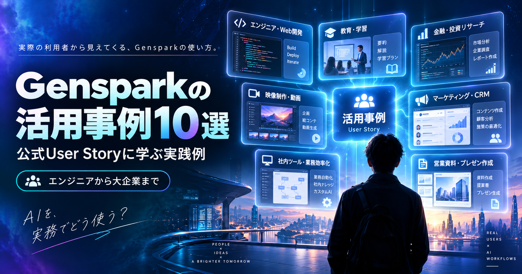 ジェンスパーク（Genspark）の活用事例10選｜公式User Storyに学ぶ実践例
