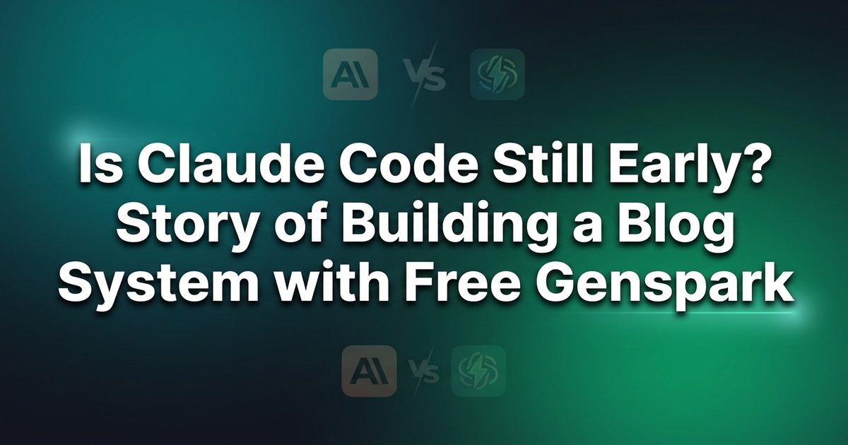 Is Claude Code premature? How I even built my own 