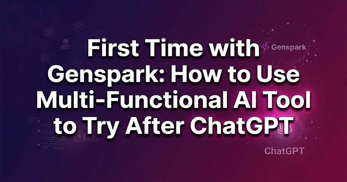 First look at Genspark: the multifunctional AI tool to try after ChatGPT